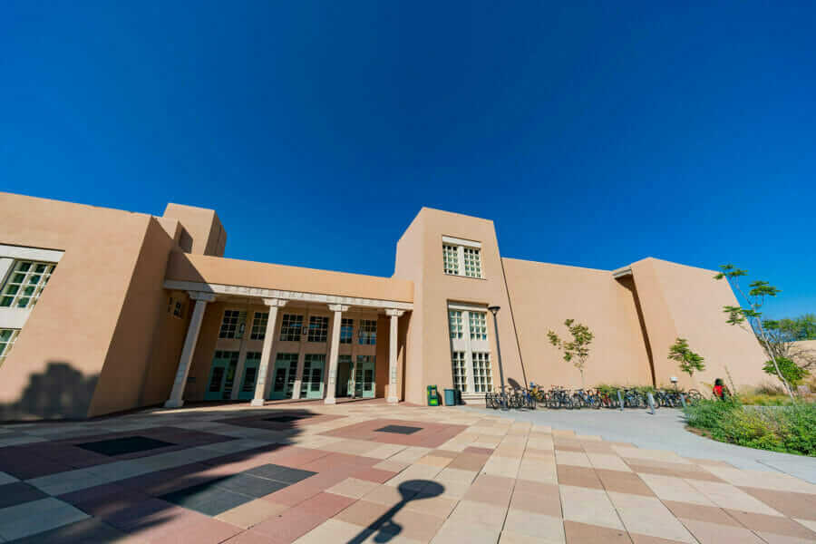 Zimmerman Library at The University of New Mexico in Albuquerque